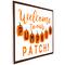 20" Orange & White Welcome to Our Pumpkin Patch Metal Wall Décor